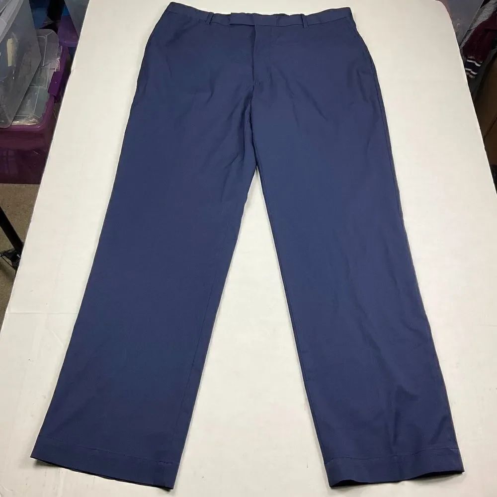 Ralph Lauren RLX Mens Golf Performance Chino Pants Blue Straight Leg Size 36